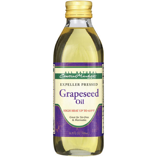 Central Market Expeller Pressed Grapeseed Oil, 16.9 oz