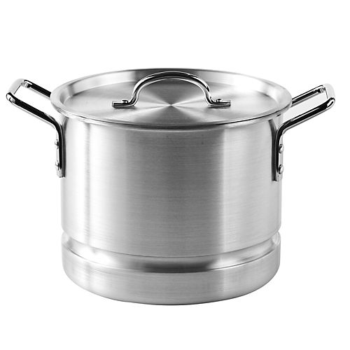 3-Tier, 18” Aluminum Steamer with Lid