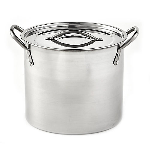 IMUSA Aluminum Sauce Pot with Lid - Silver, 8 qt - Metro Market