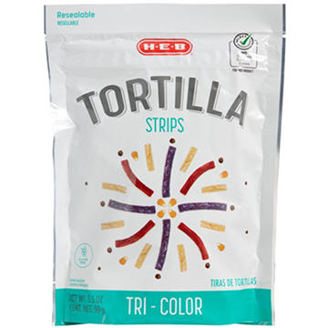H-E-B Tri-Color Tortilla Strips