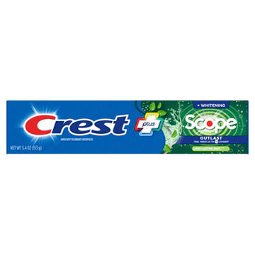 Crest Complete + Scope Outlast Whitening Toothpaste - Long Lasting Mint