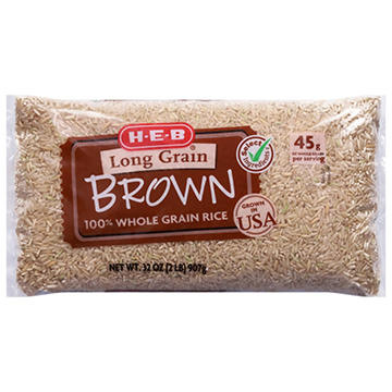 H-E-B Long Grain Brown Rice