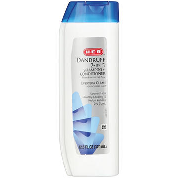 H-E-B 2 in 1 Dandruff Shampoo + Conditioner - Everyday Clean