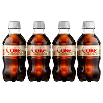 Diet Coke Caffeine Free Soda Soft Drink 8 pk Bottles