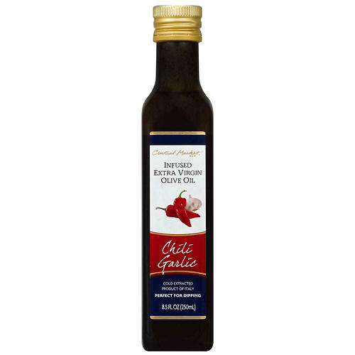 Central Market Chili Garlic Infused Extra Virgin Olive Oil, 8.5 oz