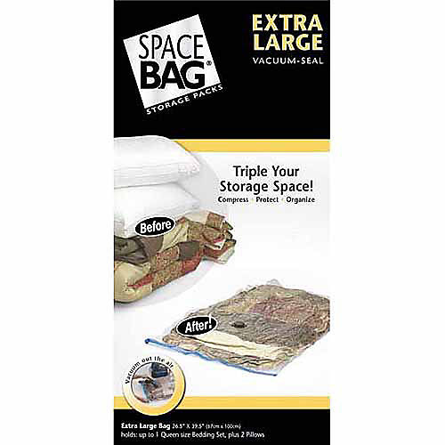 NEW 2 Original Space Bags Vacuum Seal Storage Packs Bags Size
