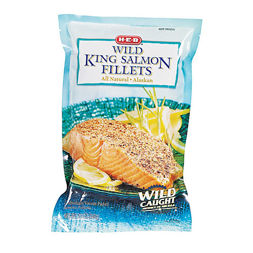 H-E-B Wild Caught Alaska Sockeye Salmon Portions