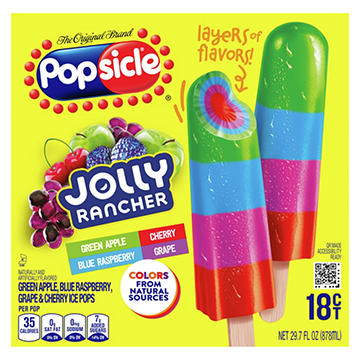 Popsicle Jolly Rancher Ice Pops Variety Pack