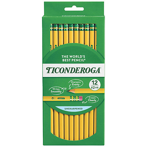 Ticonderoga Pre-Sharpened No. 2 Pencils - #2 Lead - Wood DIX13910, DIX  13910 - Office Supply Hut