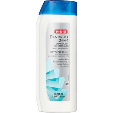 H-E-B 2 in 1 Dandruff Shampoo + Conditioner - Dry Scalp Relief