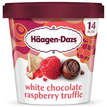 Häagen-Dazs White Chocolate Raspberry Truffle Ice Cream
