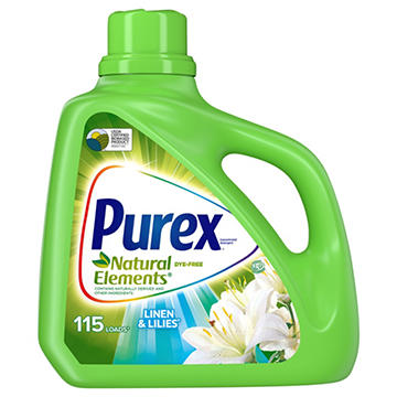 Purex Purex Liquid Laundry Detergent, 115 Loads - Natural Elements Linen & Lilies