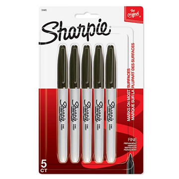 Sharpie Fine Tip Permanent Markers - Black Ink