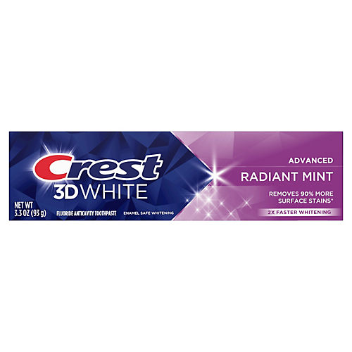 Crest 3D White Whitening Toothpaste - Radiant Mint