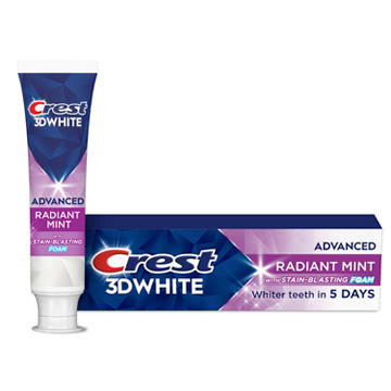 Crest 3D White Whitening Toothpaste - Radiant Mint