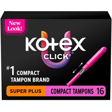 U By Kotex Click Compact Super Plus Tampons