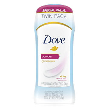 Dove Invisible Solid Antiperspirant Deodorant - Powder, 2.6 oz