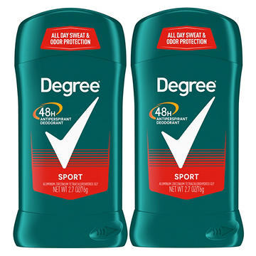 Degree Men 48 Hr Protection Antiperspirant Solid Deodorant -  Sport, 2 pk