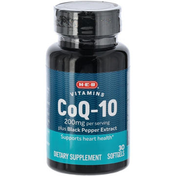 H-E-B Vitamins Extra Strength Co Q-10 200 mg Softgels