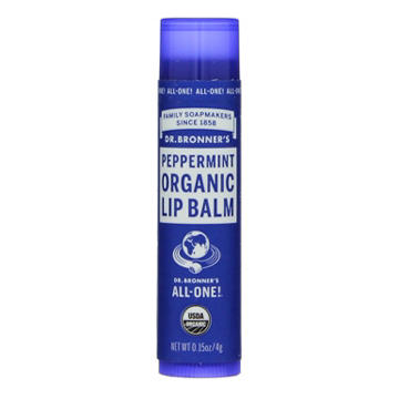 Dr. Bronner's Peppermint Organic Lip Balm