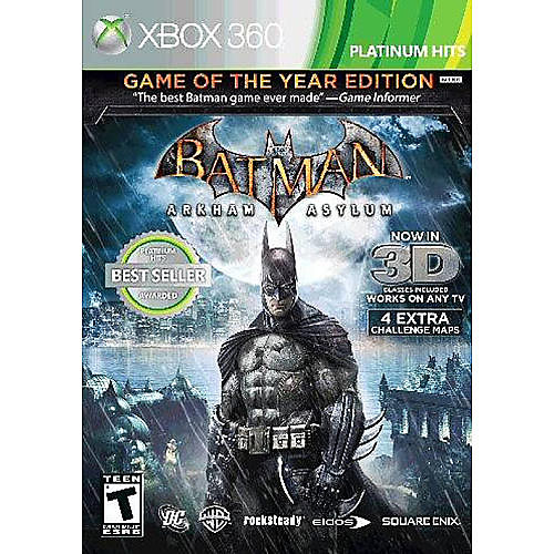 Warner Home Video Games Batman Arkham Asylum: Game of the Year Edition for Xbox  360 - Shop at H-E-B