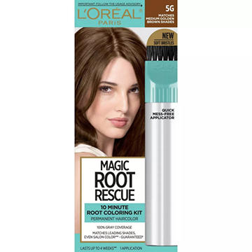 L'Oréal Paris Magic Root Rescue Permanent Hair Color - 5G Medium Golden Brown