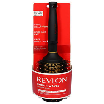 Revlon Smooth Waves ION +Ceramic Porcupine Round Brush