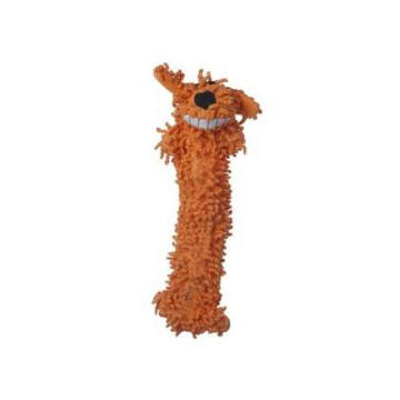 Multipet Orange 12" Floppy Moppy Loof Dog Toy
