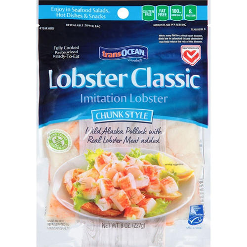 Trans-Ocean Lobster Classic Chunk Style Imitation Lobster