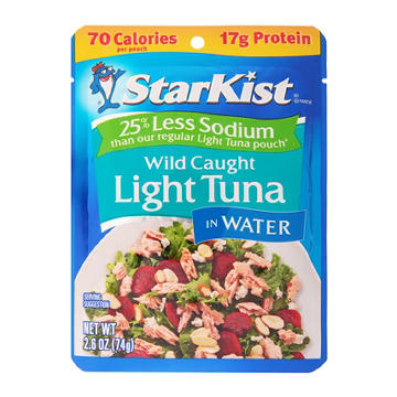 StarKist Reduced Sodium Light Tuna in Water Pouch 