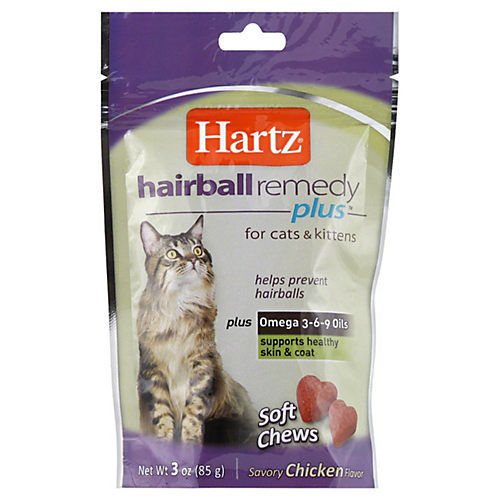 Hartz Hairball Remedy Plus Soft Chews For Cats and Kittens Savory Chicken Flavor Shop Food at H E B