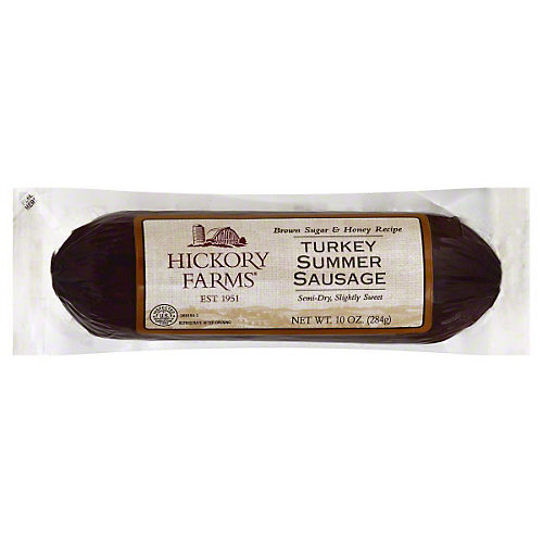 Hickory Farms Turkey Summer Sausage With Brown Sugar & Honey (10 oz), Delivery Near You