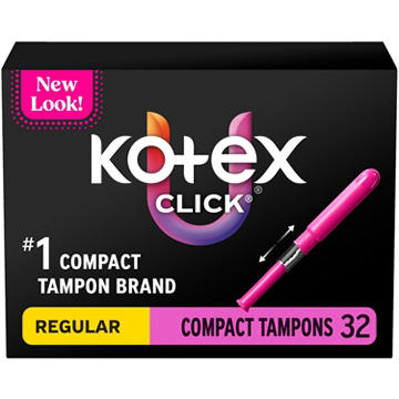 U By Kotex Click Compact Regular Tampons