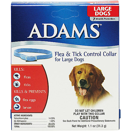 Adams Flea and Tick Control Collar For Large Dogs