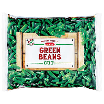 H-E-B Frozen Steamable Cut Green Beans