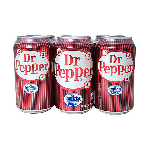Dr Pepper Soda with Pure Cane Sugar 12 oz Cans - Shop Soda at H-E-B