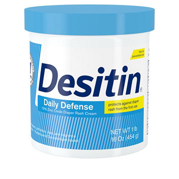 Desitin Daily Defense Diaper Rash Cream with Zinc Oxide