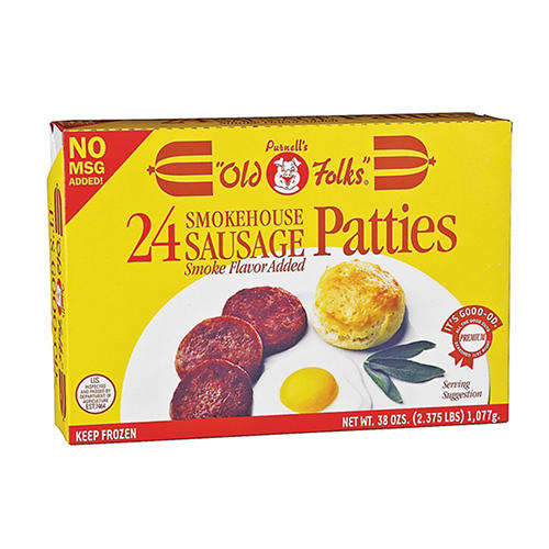 Purnell's Old Folks Smokehouse Sausage Patties 24,, 46 OFF