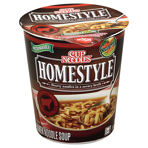 Nissin Top Ramen Beef Flavor Ramen Noodle Soup - Shop Soups & Chili at H-E-B