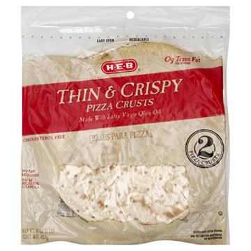 H-E-B Thin & Crispy 12" Pizza Crusts