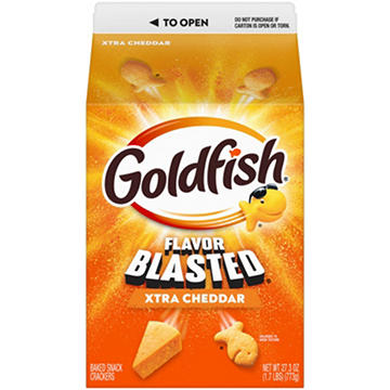Goldfish Flavor Blasted Xtra Cheddar Cheese Crackers