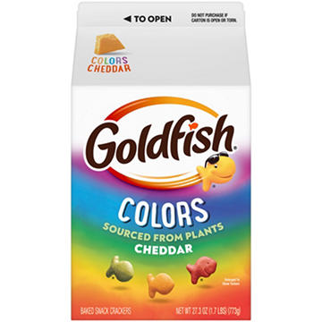 Goldfish Colors Cheddar Crackers