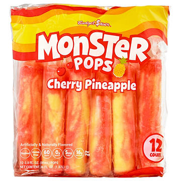 Budget Saver Cherry Pineapple Monster Pops