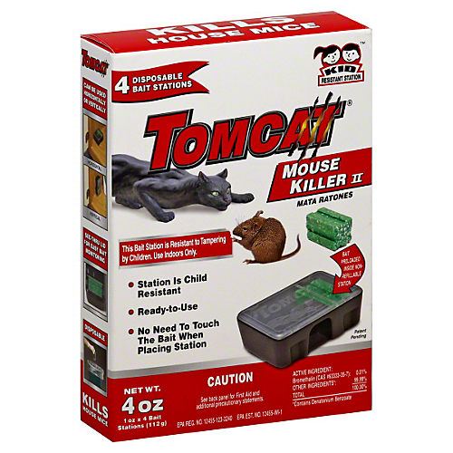 Tomcat Mouse Killer II Disposable Bait Stations 2 Pack