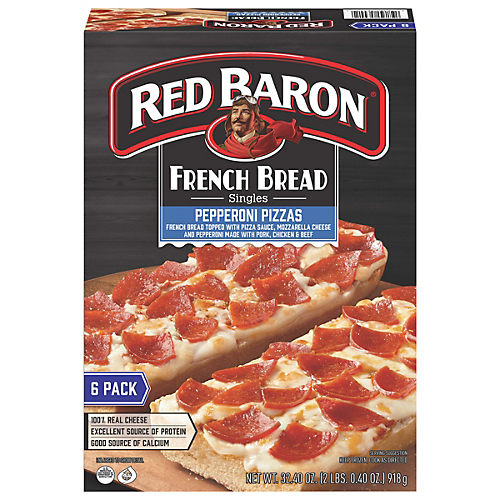 Red Baron French Bread Pepperoni Pizza, 9 ct.