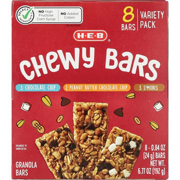 H-E-B Chewy Bars Variety Pack