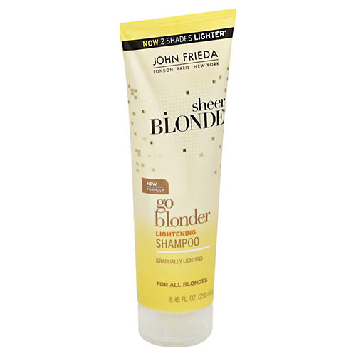 John Frieda Sheer Blonde Go Blonder Lightening Shampoo - Shop Shampoo &  Conditioner at H-E-B