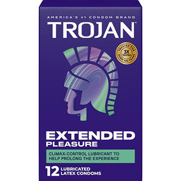 Trojan Extended Pleasure Climax Control Lubricated Condoms
