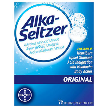 Alka-Seltzer Antacid & Pain Relief Effervescent Tablets - Original