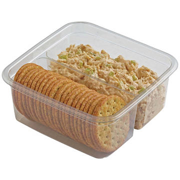 Meal Simple by H-E-B Rotisserie Chicken Salad & Crackers